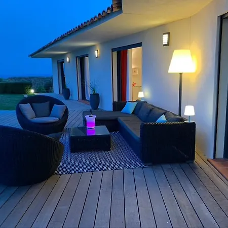 Santa Giulia 240m2 Classee 5 Etoiles Vue 180 Degres فيلة